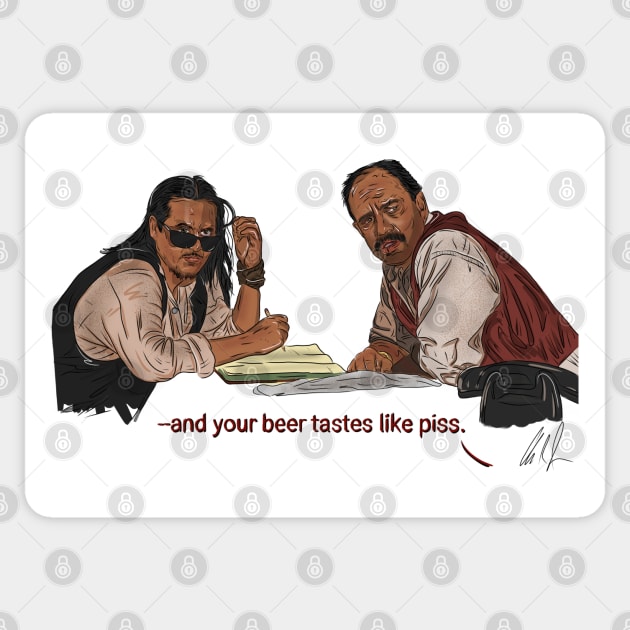 Desperado: The Tarasco Bar Sticker by 51Deesigns
